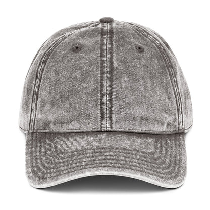 grey embroidered cap